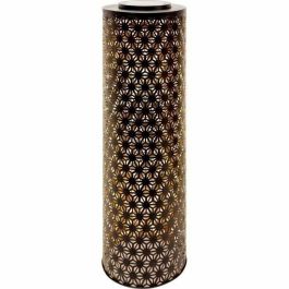 Garden Id 70703165 Lámpara Solar Columna Dorado-Negro Ø20 H60 cm Batería LI-ION Duradera, 6-8h Luz, con Interruptor
