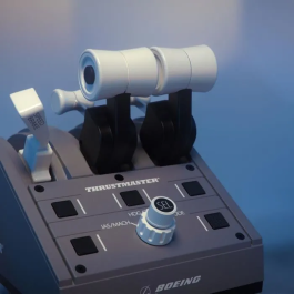 Thrustmaster TCA Quadrant Boeing Edition, Joystick de Aviación Civil para Xbox Series X|S, Xbox One y PC