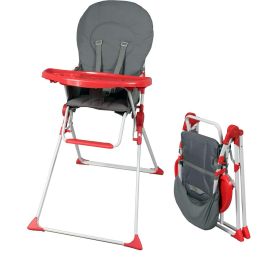 BAMBIKID Trona fija - A partir de 6 meses - Mixta - Gris y rojo