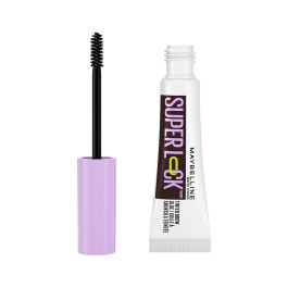 Maybelline SUPER LOCK Gel Fijador de Cejas #Black 8 gr. Larga duración hasta 24 horas, sin residuos, con cepillo