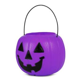 Cesta calabaza morada talla 21,6 x 21,6 x 30,5 cm Cesta calabaza morada talla 21,6 x 21,6 x 30,5 cm