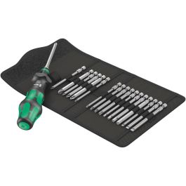 Wera 05057482001 Kraftform Kompakt Turbo 1 - Destornillador múltiple con 18 puntas Hexagonal, Phillips, Pozidriv, Ranura, Torx y portabrocas magnético Precio: 144.59000028. SKU: B17N9824KJ