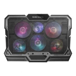 Soporte Refrigerante Mars Gaming MNBC4 para Portátiles hasta 17.3"/ Iluminación LED