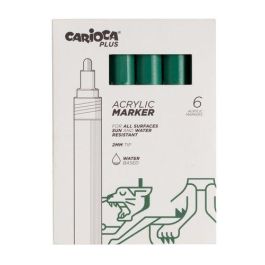 Rotulador Acrilico Carioca Plus Caja De 6 Verde Precio: 9.98999958. SKU: B1CDAPKS5W