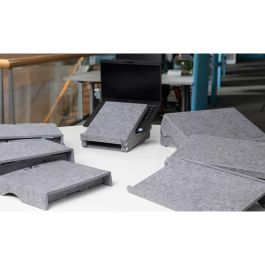 BakkerElkhuizen Q-doc 100 Soporte Circular para Documentos, Gris