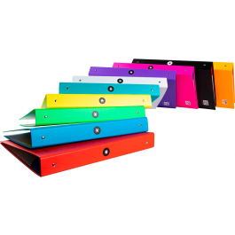 Antartik Carpeta 4 Anillas 40 mm Mixtas A4 Forrada Colores Surtidos