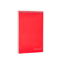 Liderpapel witty Cuaderno espiral bolsillo octavo apaisado tapa dura 80h 75gr cuadro 4 mm colores surtidos