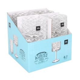 La Mediterranea Copa Auriss Viso 500 ml Vidrio de Calidad, Ø10x20 cm (16 Unidades)
