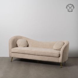 Sofá Beige 195 x 74 x 77 cm