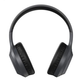 Elbe Auricular Diadema Bluetooth ANC ABT-A10-G Gris con Micrófono Incorporado y Conexión Auxiliar