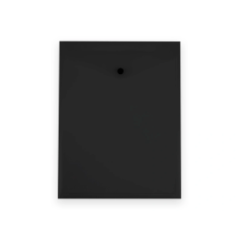 Carpeta Liderpapel Dossier Broche Polipropileno Din A4 Formato Vertical Con Fuelle Negro Opaco 10 unidades