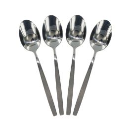 Home Deco Factory Cubertería 16 Piezas Acero Inoxidable Mango Cepillado