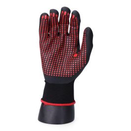 Guantes de Trabajo EDM Negro Licra Nitrilo Metal Industriales