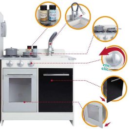 Cocina moderna de madera woomax 105x30x95 cm Cocina moderna de madera woomax 105x30x95 cm