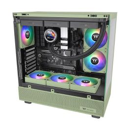 Thermaltake CT140 EX ARGB Sync Ventilador PC 140mm Verde Matcha Pack de 3 - PWM, 1800 RPM, 90.3 CFM