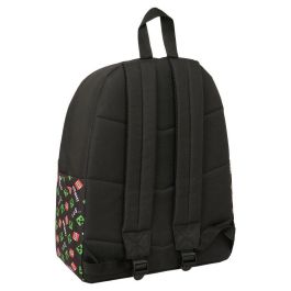 Mochila Escolar Safta 33 x 42 x 15 cm Negro