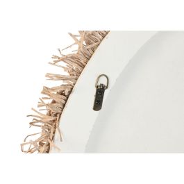 DKD Home Decor Reloj de Pared Scandi Grande Blanco Natural MDF Fibra 85x85 cm