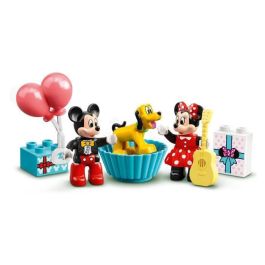 LEGO DUPLO 10941 Tren de cumpleaños de Mickey y Minnie, tren de juguete para bebés con pastel y globos LEGO DUPLO 10941 Tren de cumpleaños de Mickey y Minnie, tren de juguete para bebés con pastel y globos