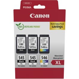 Canon 8286B013 Cartucho Tinta Original PG-545XL + CL-546XL Multipack Alta Capacidad 2x Negro/Tricolor, 15/13ml, 800/300 Págs. Compatible PIXMA TR/TS/MG Precio: 84.50000031. SKU: B1HNKXCDQH
