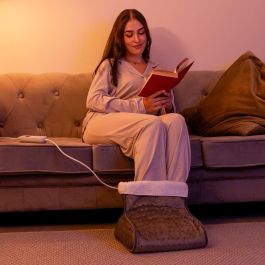 Cecotec Calientapiés HeatConfort Negro y Gris 100 W Unisex con Apagado Automático