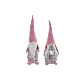 DKD Home Decor Figuras de Decoración Navideña Fantasía Poliéster Rosa Blanco 13x45x15 cm (Pack de 2 Unidades) Precio: 12.20406. SKU: B1J3PT32VK
