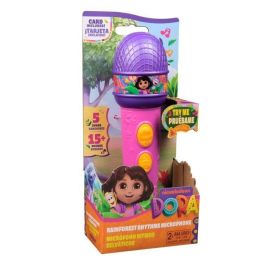 Spinmaster SPI6071801 Micrófono Dora la Exploradora Funcional 18cm con 4 Canciones y 9 Sonidos para Niños 3+ Años Precio: 26.79000016. SKU: B1JGQY66HC
