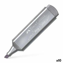 Subrayador Faber-Castell Plateado (10 Unidades) Precio: 10.50000006. SKU: S8421716