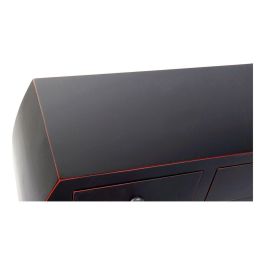 Consola Oriental DKD Home Decor Negro Rojo 26 x 80 x 96 cm