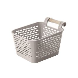 Cesta Multiusos con Asas de Madera 13x11x8 cm - Confortime (36 Unidades)
