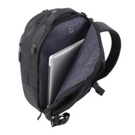 Totto Mochila Ejecutiva Commuter para Portátil 15" con RFID y USB, Negra, MA04EXT002-2220G-N01