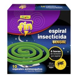 Flower Espiral Insecticida contra Mosquitos y Voladores, 10 uds + 2 Soportes Metálicos, Máxima Eficacia Exterior Precio: 2.9645. SKU: B1FAW496A9
