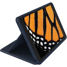 Logitech Rugged Combo 3 Touch 920-010361 - Teclado QWERTZ Alemán con Trackpad para iPad (7ª, 8ª, 9ª Gen) - Resistente a Golpes - Azul