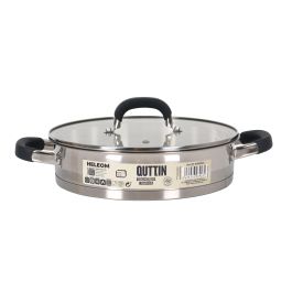 Cacerola baja acero inoxidable 24 cm 2.2L Quttin (4 Unidades) Cacerola baja acero inoxidable 24 cm 2.2L Quttin (4 Unidades)