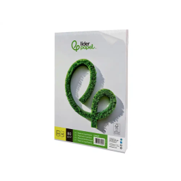 Liderpapel Papel A4 80g/m2 Microperforado Liso Blanco para Fotocopiadora, Paquete de 500 Hojas