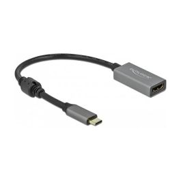 DeLOCK Adaptador Activo USB Type-C a HDMI, DP Alt Mode, 4K Ultra HD a 60Hz, HDR, Longitud de Cable 0.2m, Compatible con Windows y macOS, Negro/Gris Precio: 50.69000002. SKU: B16FKYEQ5J