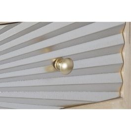 DKD Home Decor Cómoda Moderna de MDF, Abeto y Metal con 4 Cajones, Desmontable, Colores Natural y Dorado, 80x40x87.5 cm DKD Home Decor Cómoda Moderna de MDF, Abeto y Metal con 4 Cajones, Desmontable, Colores Natural y Dorado, 80x40x87.5 cm