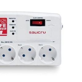 Regleta Enchufes 5 Tomas con Interruptor Salicru SPS SAFE Master 250 V Regleta Enchufes 5 Tomas con Interruptor Salicru SPS SAFE Master 250 V
