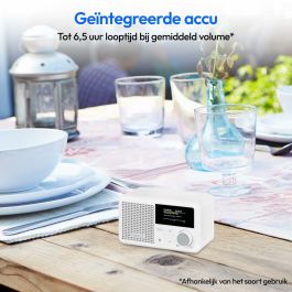 Medion AAAQH12607 Mini Radio DAB/FM Mono 2W RMS Blanco