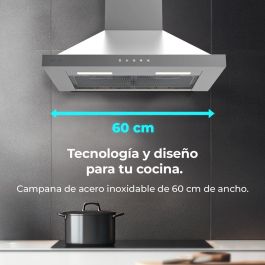 Campana Convencional Cecotec Flux PT 604000 Acero