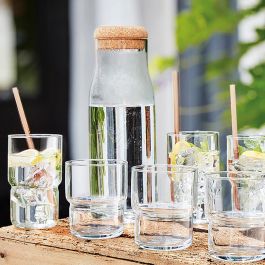 Luminarc Funambule Botella de Vidrio con Tapón Transparente 1 L