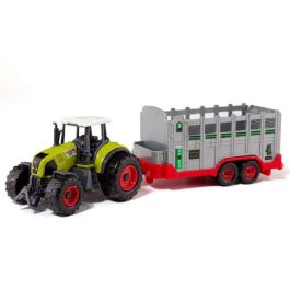 Tractor granja con remolque. escala 1:50 - modelos surtidos Tractor granja con remolque. escala 1:50 - modelos surtidos
