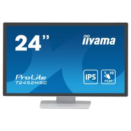 iiyama T2452MSC-W1 Monitor Táctil 23.8 Pulgadas IPS Full HD 1920x1080 HDMI USB Blanco
