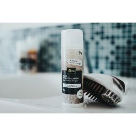 Hunter Peine De Curry Con Dispensador De Champú Para Perros - Elimina Pelo Muerto Y Facilita El Baño