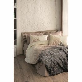 ASI8684282420255 Juego de cama: 1 funda nórdica 220x240 cm y 2 fundas de almohada 60x60 cm, 100% algodón, beige ASI8684282420255 Juego de cama: 1 funda nórdica 220x240 cm y 2 fundas de almohada 60x60 cm, 100% algodón, beige