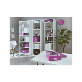 Leitz 143x147x352 mm Caja de almacenamiento Click&Store CD Box, Violeta