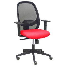 Silla Piqueras Y Crespo Cilanco Negra Uso Intensivo Brazos Regulables Mecanismo Sincro Con Regulador De Tension Refuerzo Lumbar Regulable Ruedas Parquet Respaldo De Malla Negra Y Asiento Tapizado Bali Rojo Precio: 216.5000002. SKU: B1ELE4SGZF