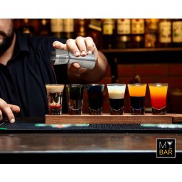 My Bar Medidor Doble Bebidas Inox. 15/30Ml 3,8 x 6,8 x 3,8 cm (24 Unidades)
