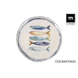 La Mediterranea Plato Llano "Peixe" Monaco Brillo Ø26 cm (6 Unidades) Precio: 20.9500005. SKU: B1C2D5PWJJ