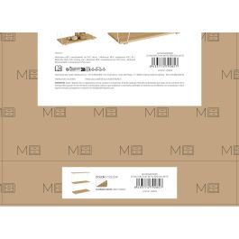 Inde Estanteria 3 Niveles Metal-Madera White 60x30x71.2 cm (2 Unidades)