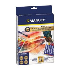 Manley Set De Técnicas Artísticas Con Ceras, 42 Piezas, Incluye Ceras Acuarelables, Pincel Y Guía Explicativa Precio: 13.50000025. SKU: B1DP3VPPNP